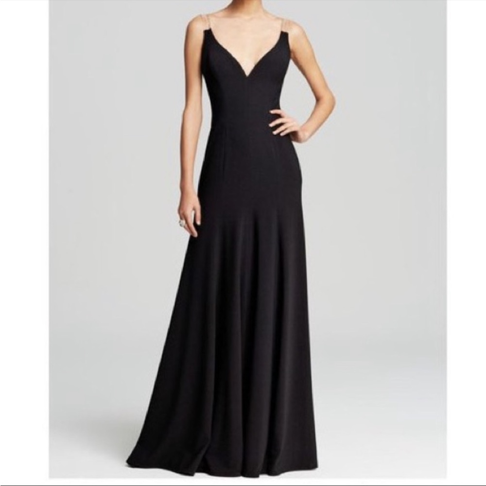 Vera Wang illusion evening gown 2